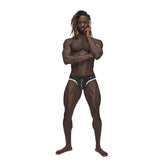Male Power Sport Cool and Sexy Mens Mesh Thong Black Jocks and G-Strings